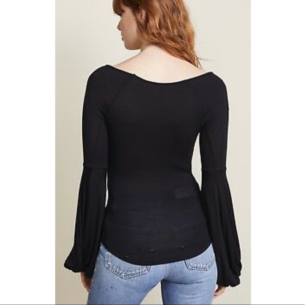 Women’s to the tropics top black - Picture 5 of 9